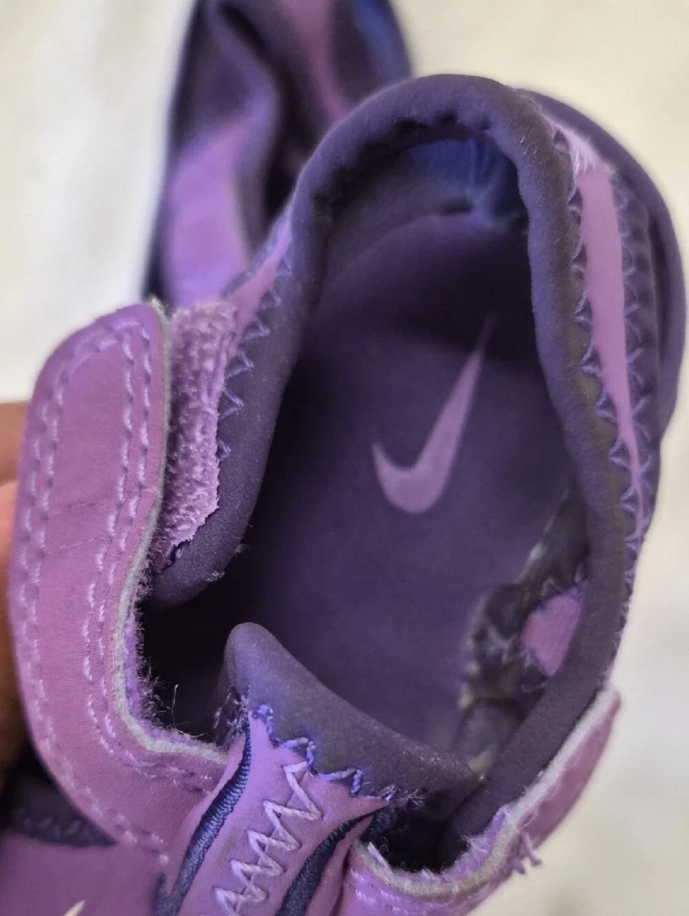 Nike Kids Purple Velcro Sport Sandals